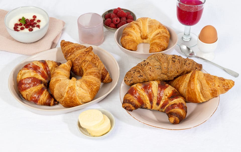 Gourmand Pastries bake-off koffiekoeken botercroissants natuur